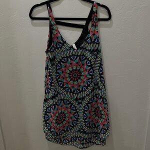 Xhilaration Colorful Mandala Tank Top